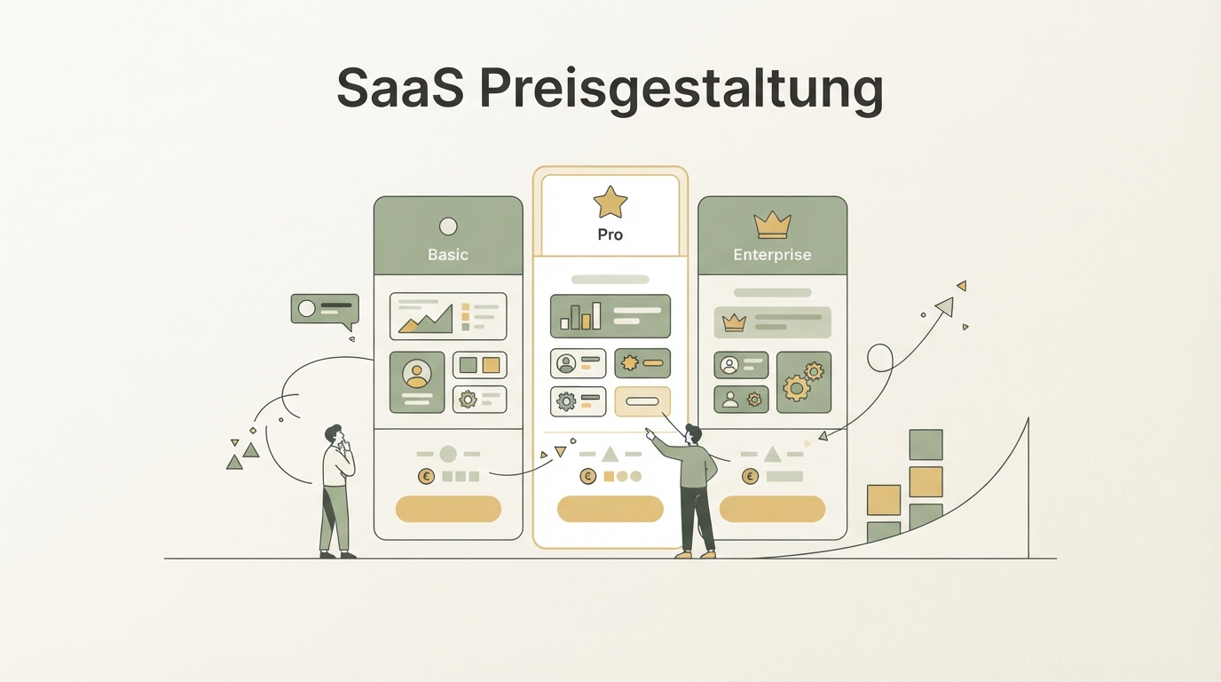 Illustration zu SaaS Preisgestaltung