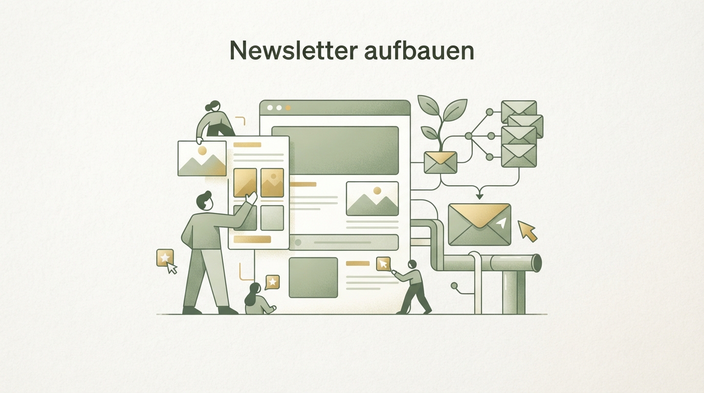 Illustration zu Newsletter aufbauen