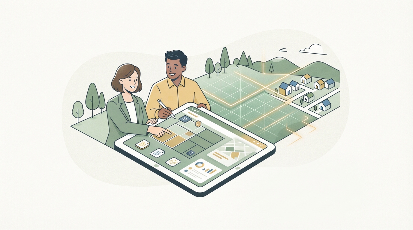 Illustration zu Landeed
