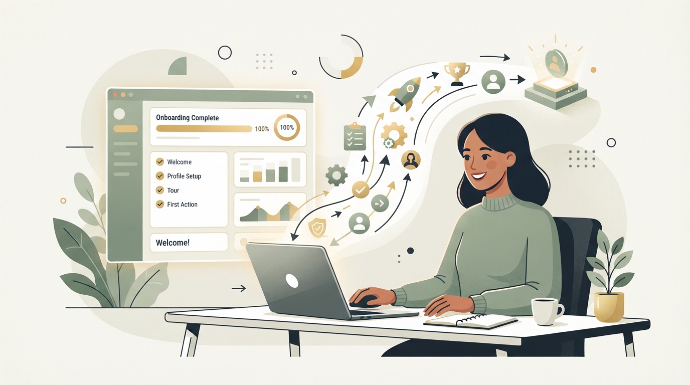 Illustration zu SaaS Onboarding verbessern