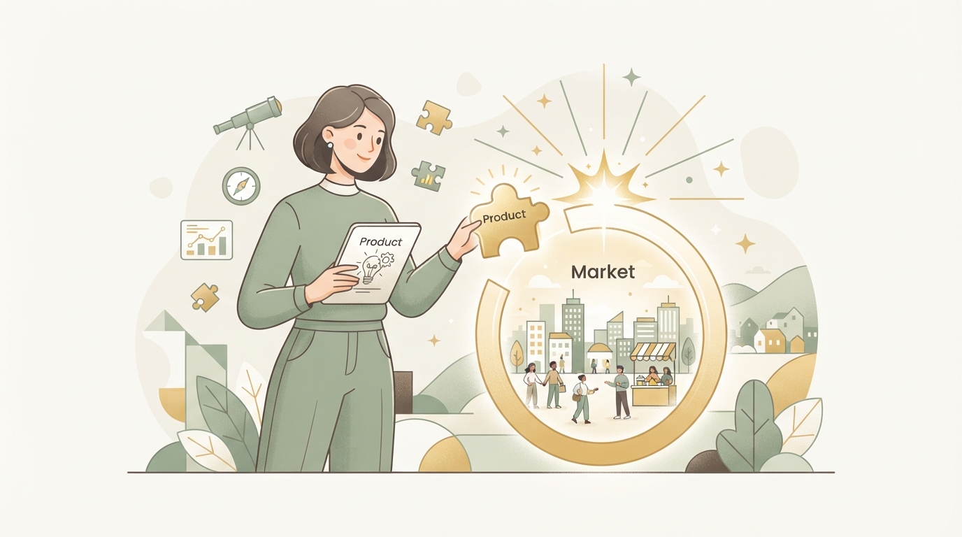 Illustration zu Wie finde ich Product Market Fit