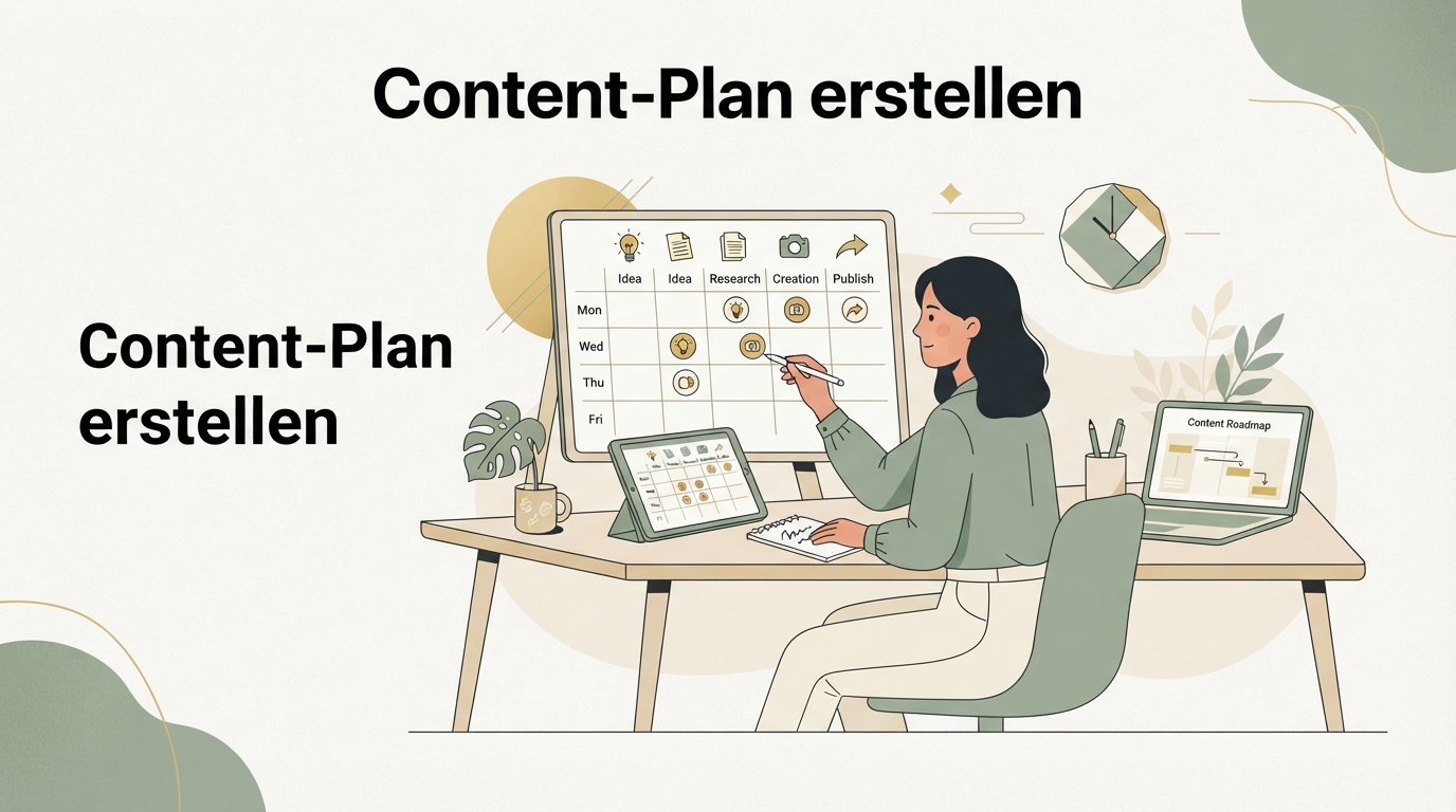 Illustration zu Content-Plan erstellen
