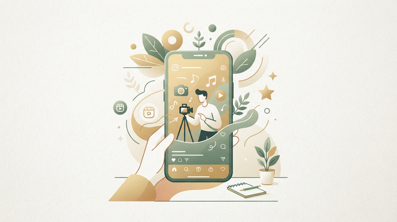 Illustration zu Instagram Reels Ideen