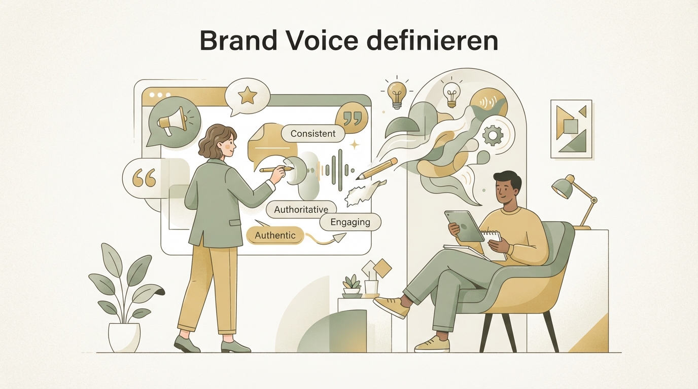 Illustration zu Brand Voice definieren