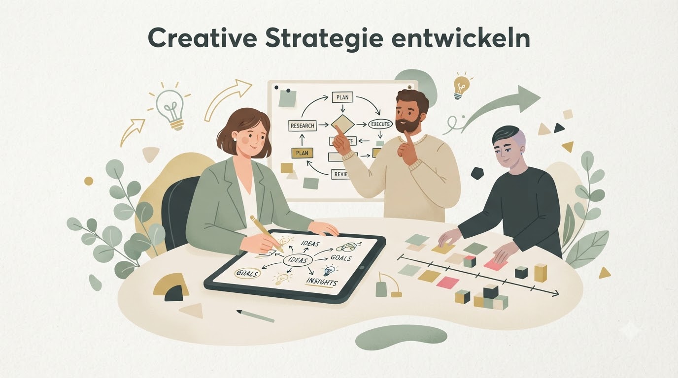 Illustration zu Creative Strategie entwickeln