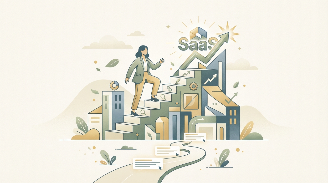 Illustration zu SEO für SaaS