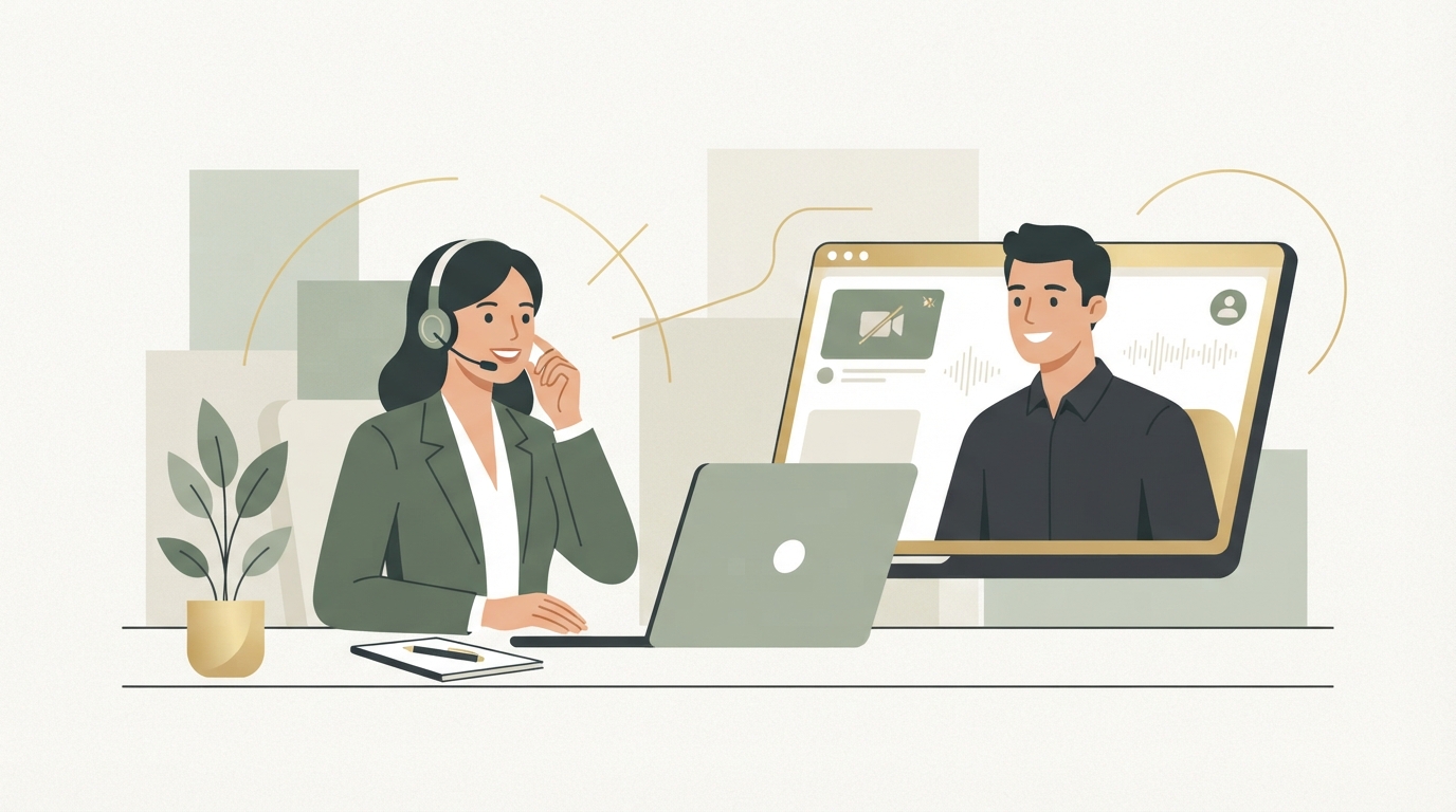 Illustration zu Sales Call führen