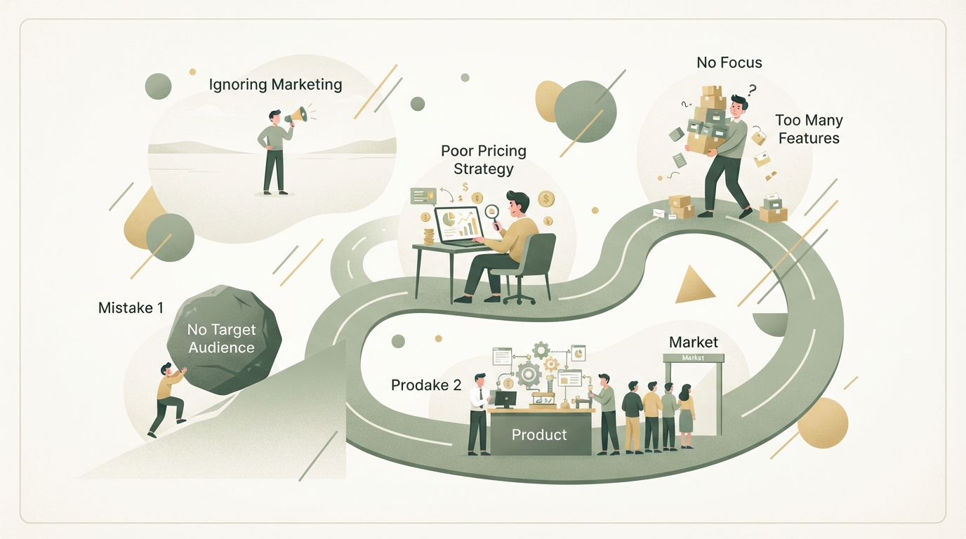 Illustration zu 5 Fehler beim SaaS-Start