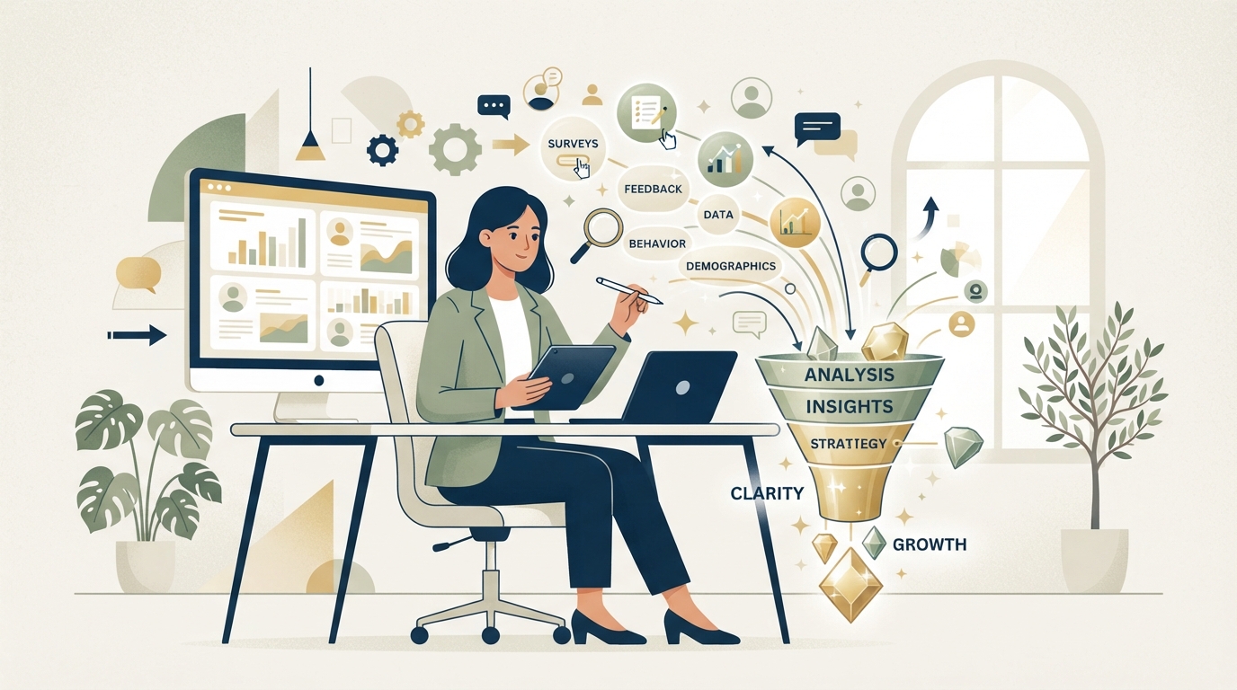 Illustration zu Customer Insights sammeln