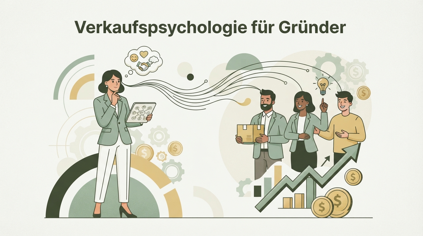 Illustration zu Verkaufspsychologie für Gründer