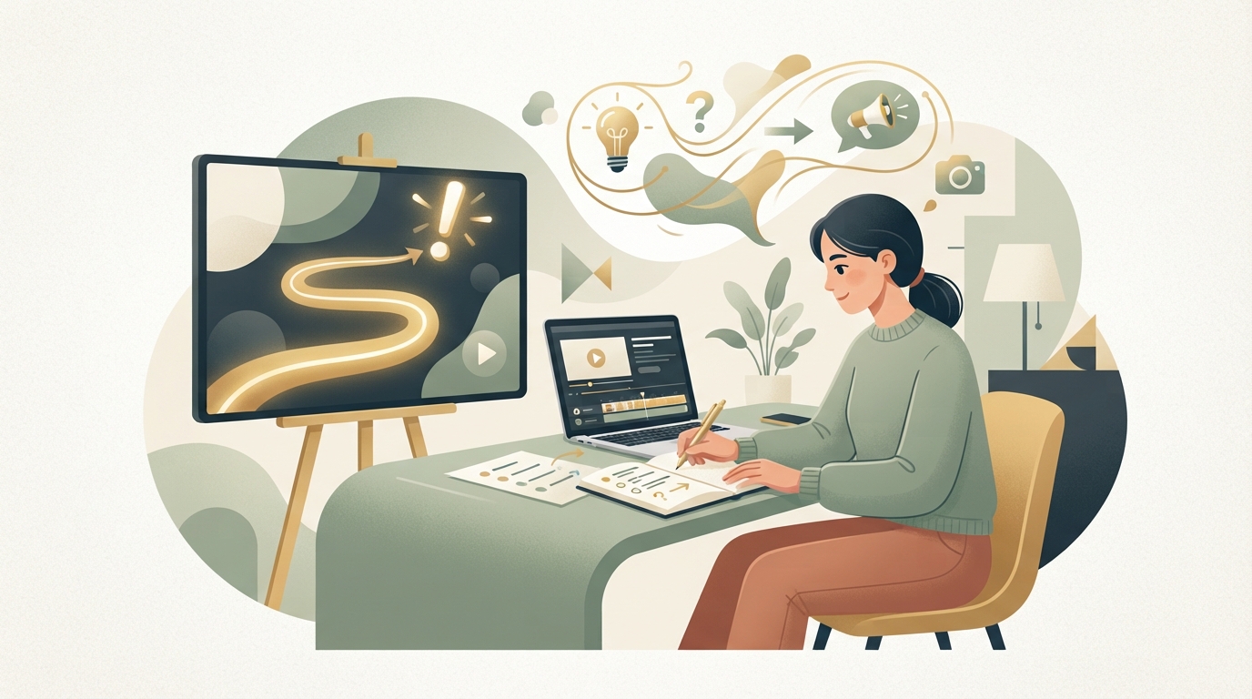 Illustration zu Video Hook schreiben